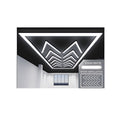 396W Designer Ceiling Light, Arrow Border, Cool White