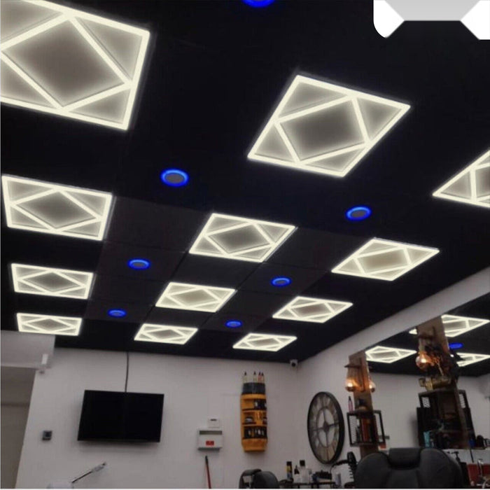 40W Double-Square Borderline LED Panel, 60x60, 4000LM, Switchable CCT