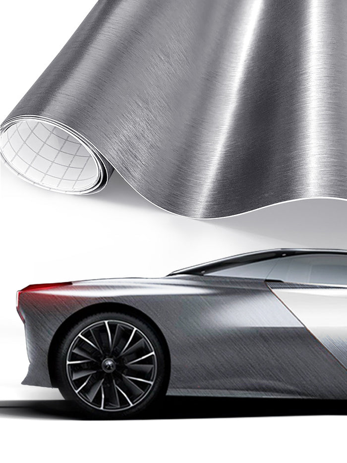 5D Carbon Fiber Vinyl Wrap - Glossy Black Car Styling Film