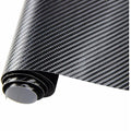 5D Carbon Fiber Vinyl Wrap - Glossy Black Car Styling Film