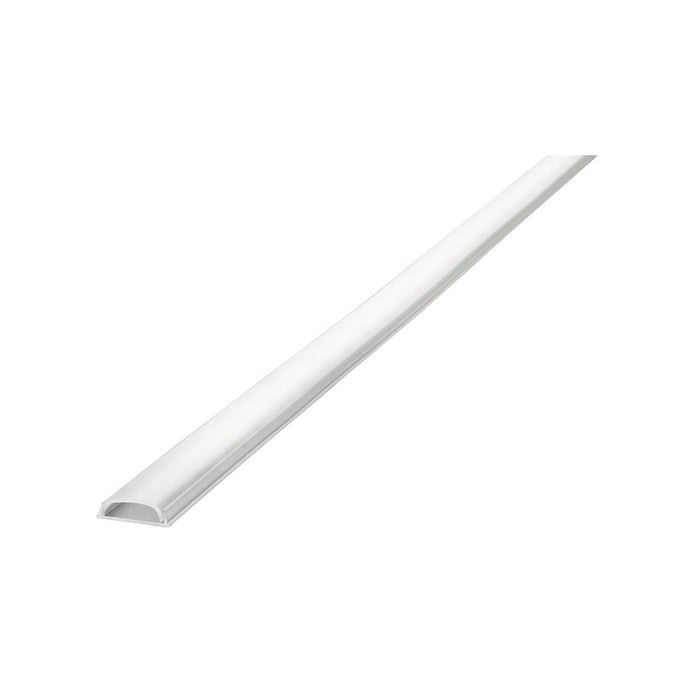 Bendable Aluminium LED Profile, 2m Frosted, Surface Mount