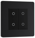 BG Evolve Matt Black 2G 2-Way Touch, master - PCDMBTDM2B-01