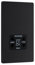 BG Evolve Matt Black 2G DP Switch - PCDMB20B-01