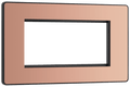 BG Evolve Polished Copper 4 module rectangular - PCDCPEMR4B-01