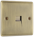 BG Nexus Metal Antique Brass Telephone & Data Outlets