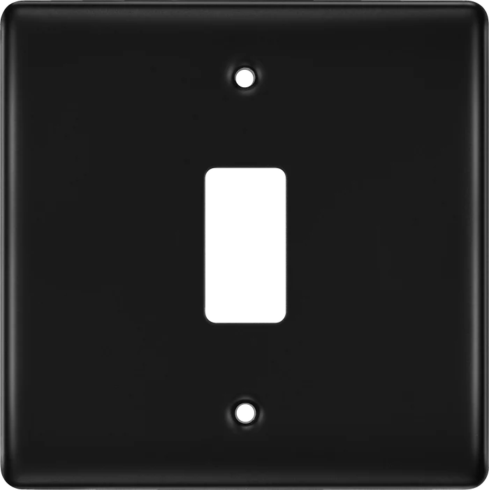 BG Nexus Metal Matt Black Grid Front Plate
