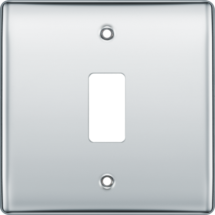 BG Nexus Metal Polished Chrome Grid Front Plate