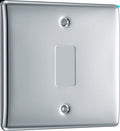 BG Nexus Metal Polished Chrome Grid Front Plate