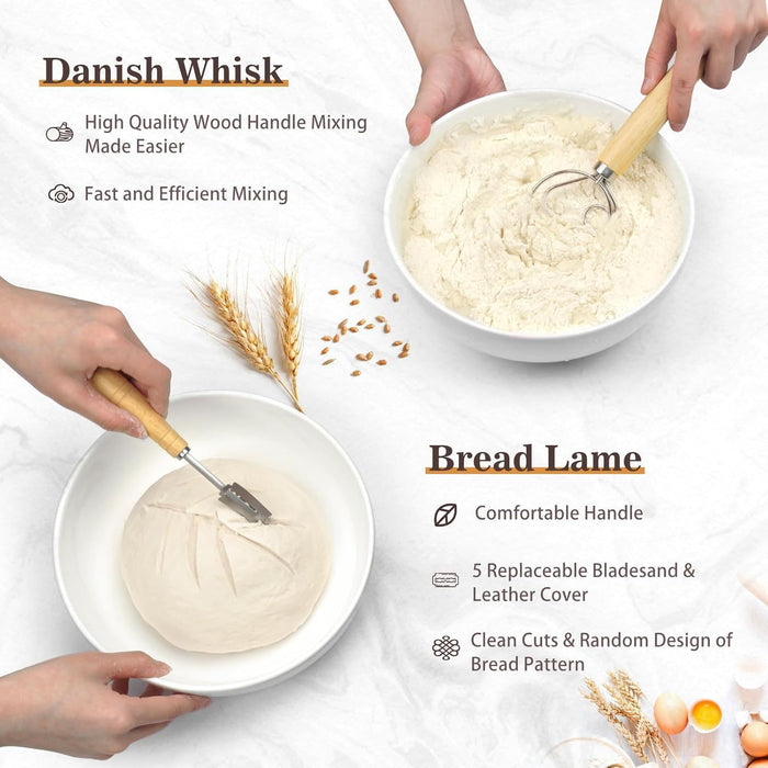 Bread Making Supplies Kit – Full Baking Tool Set for Beginners & Pros