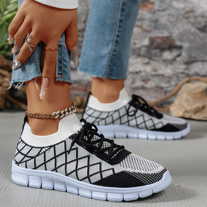 Breathable Mesh Sneakers – Women's Lightweight Casual Walking Shoes