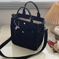 Corduroy Multi-Pocket Messenger Bag