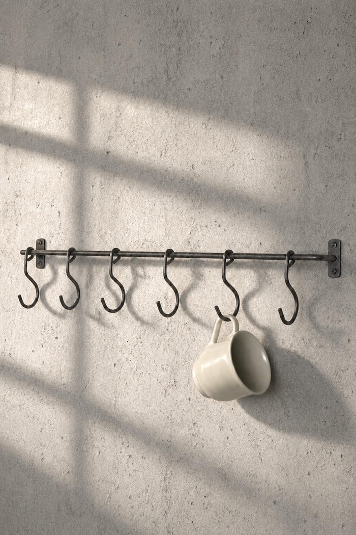 Distressed Industrial Hanging Rail