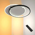Dual-Ring LED Ceiling Light, 56W, CCT Tunable & Dimmable