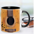 Guitar Pattern Ceramic Mug Conservatory.