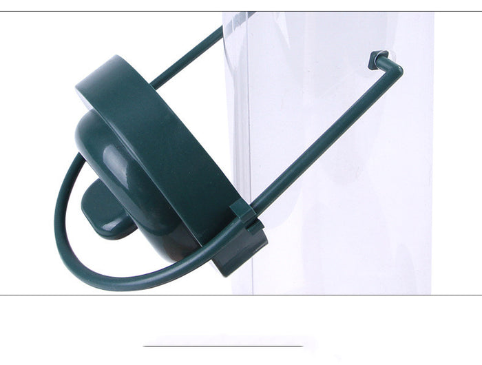 Hanging Plastic Bird Feeder Station – Outdoor Garden Tree Food Dispenser