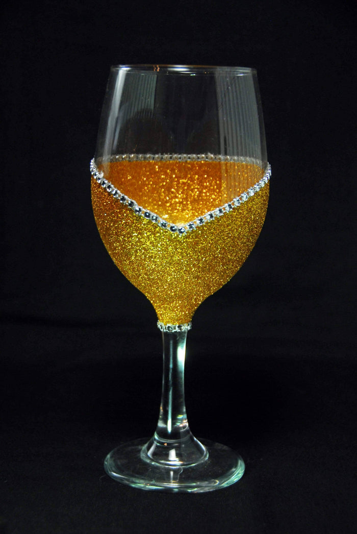 I Do Tricks For Treats (Dog) Bling Stem or Stemless Wine Glasses-Choose your color - Winey Bitches - Wine- Women- K9's