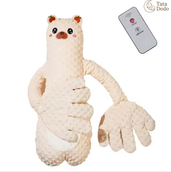 Infant Soothing Sleep Aid: Cartoon Plush Comforting Hand.