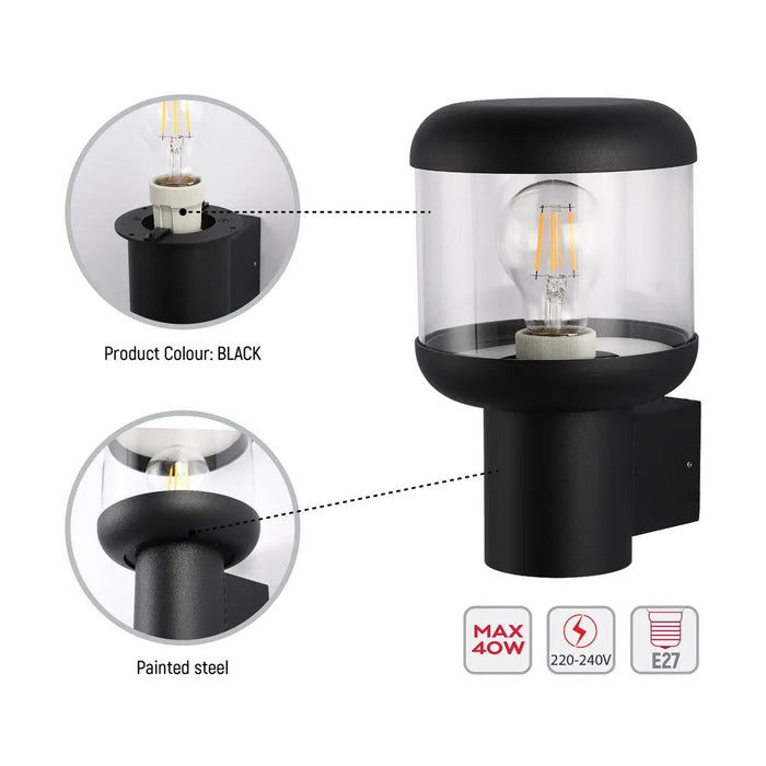 LunaVista Outdoor Wall Lantern
