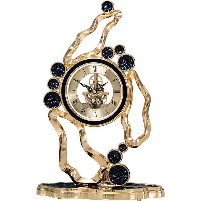 Mechanical Gear Clock Enamel