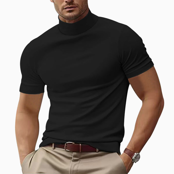 Men's Slim Fit Short Sleeve T-Shirt – Solid Color