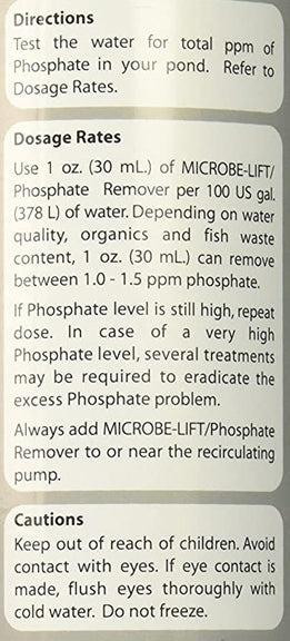 Microbe-Lift Phosphate Remover