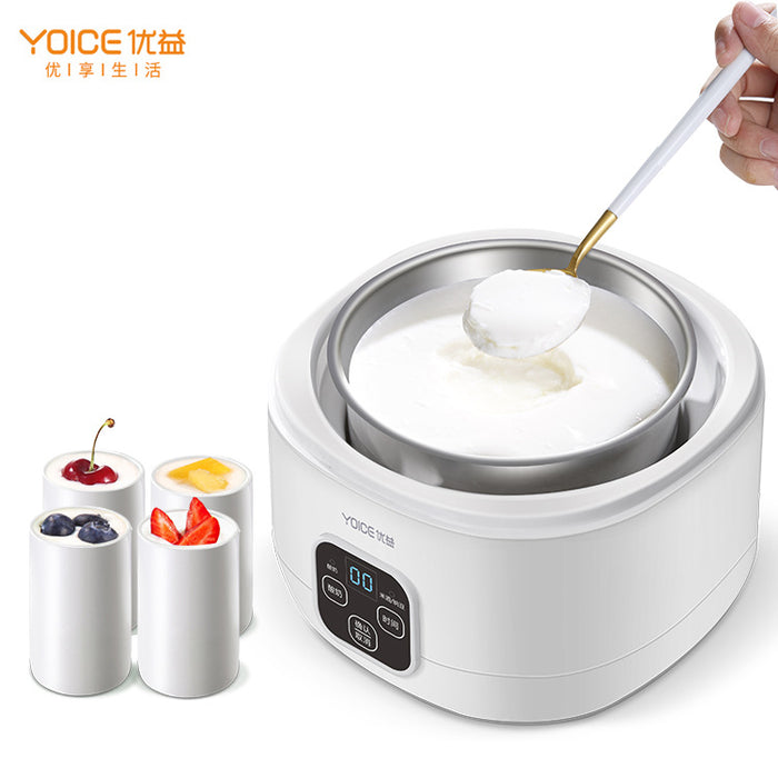 Mini Yogurt Maker - Small Fermentation Machine for Yogurt & Natto