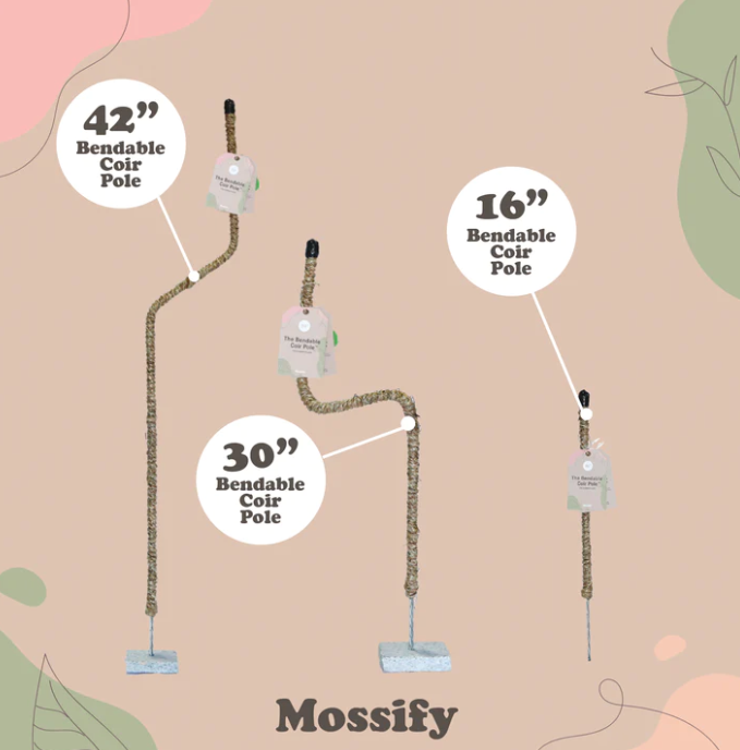 Mossify - Bendable Coir Pole