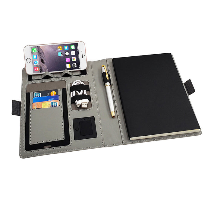 Multifunctional wireless charging notebook
