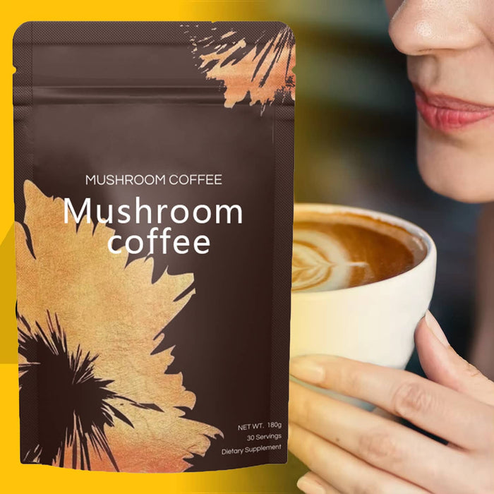 Premium Mushroom Ground Coffee - Organic Blend with Lion's Mane & Chaga (454g)