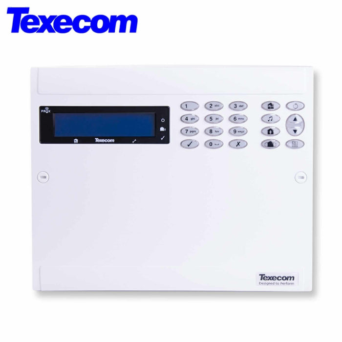 Texecom Premier Elite 64-W LIVE Alarm Panel, Keypad – GEX-0001