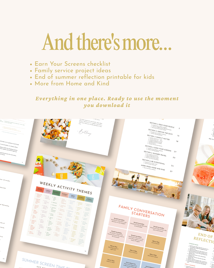 The Summer Survival Kit (e-book)