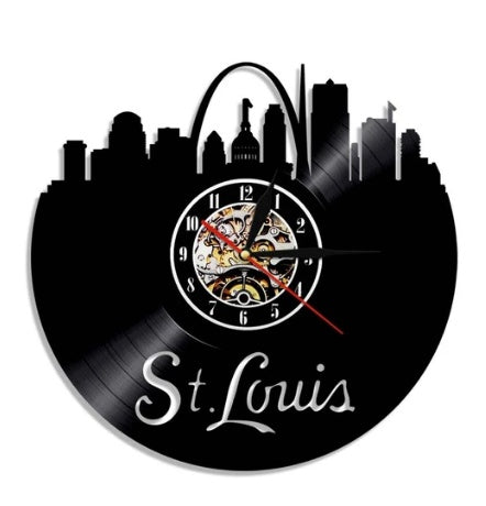 The Ultimate Gift for Architects and Travelers: Famous Architectural Vinyl Clocks