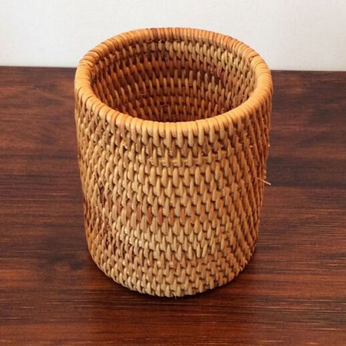 Sheila Merchandise woven storage box in natural fibers perfect as a home office storage solution